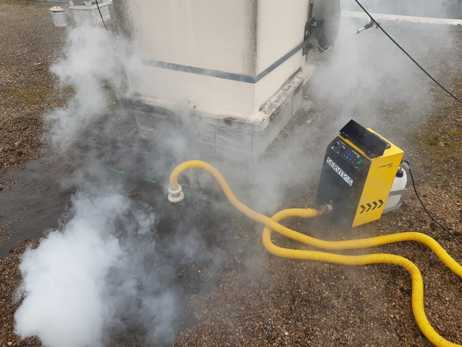 recherche de fuite fumigène